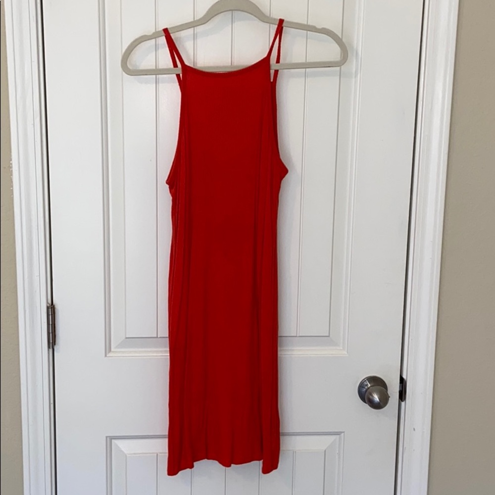 Orange dress